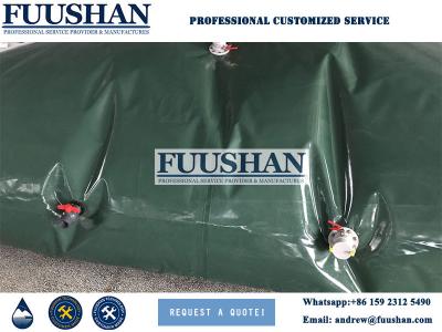 China Fuushan 15m3 Solar Military Water Bladder for sale