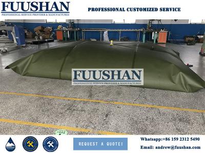 China Fuushan Hot-sale Collapsible PVC Water Tank 200L 5000L 600000L Inflatable Bladder, Irrigation Water Bladder for sale