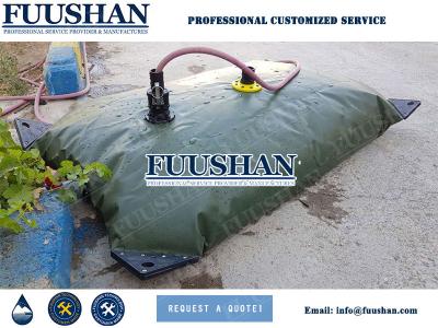 China Fuushan Reusable Customer Sized Flexible Collapsible PVC Water Tank for Irrigation Use for sale