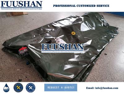 China Fuushan Portable and Flexible Water Storage Bladder Tank Tarpaulin Roll for sale