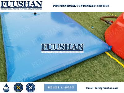 China Fuushan Customized Flexible Water Tank 100 Liter Waste Water Bladder for sale