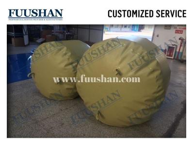 China Small Biogas Storage Balloon Flexible 1m3 Pvc Biogas Storage Bag for sale