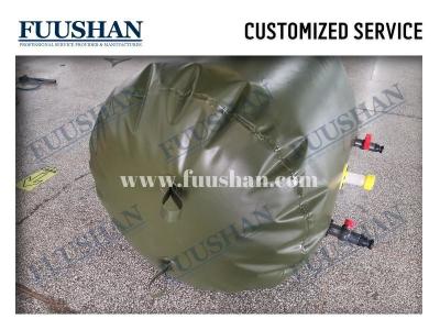 China Rubber Oxygen Gas Storage Bag For Small Biogas Digester for sale