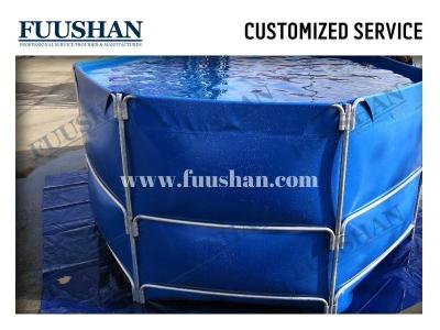 China Certificated Moveable Fish Ponds PVC Fish Farming Tanks Shrimp Farming Equipment for sale