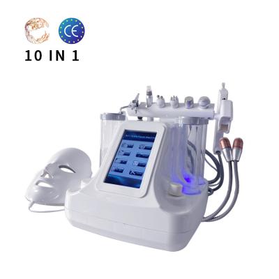 China Light Therapy Ultrasound Device Skin Spot Remover Ares Hydrodermabrasion Facial Machine and Multifunctional Microdermabrasion Beauty Equipment for sale