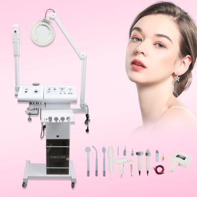 China Skin Rejuvenation High Frequency Therapy Equipments Face Tightening Facial Lifting Skin Care Wrinkles Multifunction Beauty Machine for sale