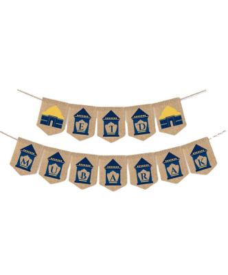 China Decoration Manbao wholesale ramadan kareem eid decoration muslim banner for sale