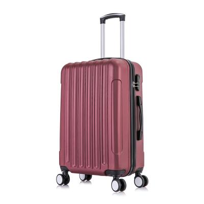 China ABS Hardside Spinner Wheel Expandable Luggage, Redwine, 20-Inch Hand-Held for sale