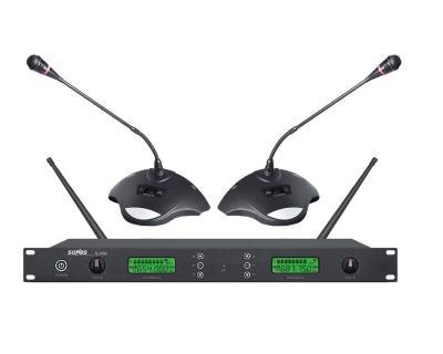 China Wedding UHF Conference with 2pcs Wireless Mic Unit SC-102U for sale