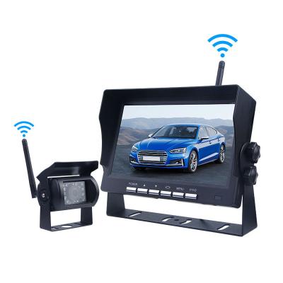 China Waterproof Blindspot Camera 7inch Monitor 2.4Ghz Range Truck Forklift Camera Wireless Backup System For Outdoor Use for sale