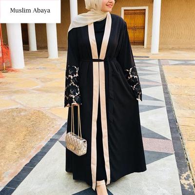 China Long Abaya Women Embroidery Muslim Abaya High Quality Cardigan Islamic Clothing Dubai Style Dubai Abaya for sale