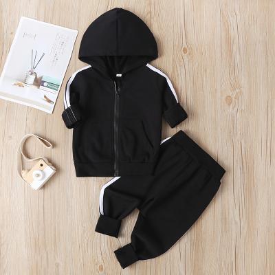 China High Quality Hip Hop Baby Kids Long Sleeve Two Piece Hoodie And Long Pants Sport Sets Children To Work Out Suit For Boy for sale