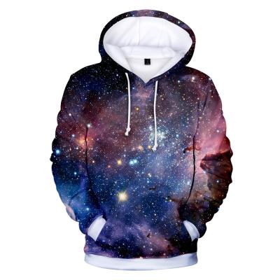 China Plus Size 2020 New Sale 3D Sky Pullover Men Kids Top Clothes Starry Star Casual Hoodie for sale