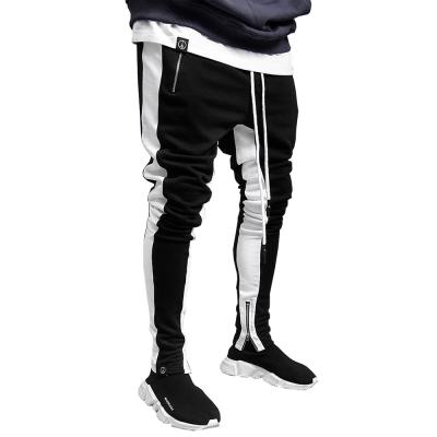 China Summer Pants Breathable Striped Zipper Double Pocket Zipper Sports Pants New Men's Casual Pants Jogging Pants for sale