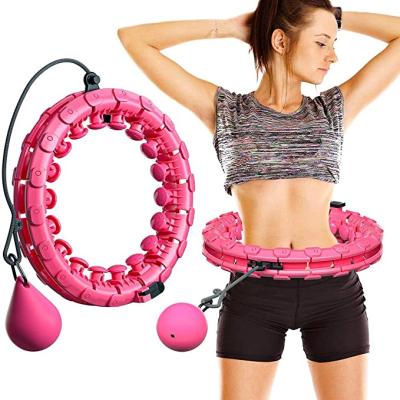 China Portable Fitted Hulalink Waist Weight Loss Fitness Adjustable Slim Waist Weighted Gravity Ball Forming Hulalink for sale