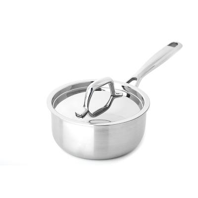 China General use for premium quality stainless steel stick pan cookware pot pan cooking gas and non induction cooker for sale