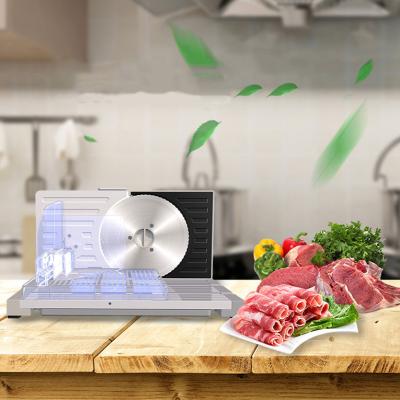 China Hot Sale Stainless Steel Electric Automatic Home Hotels Commercial Meat Slicer For Meat Frozen Ham for sale