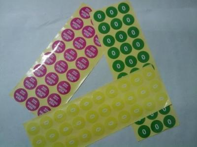 China adhesive paper stickers for sale