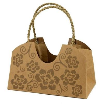 China die cut handle paper bag for sale