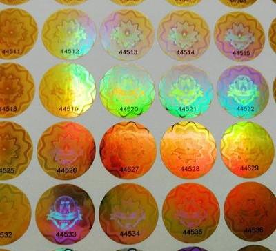 China factory supplies high quality custom made 3d laser holographic label sticker for sale