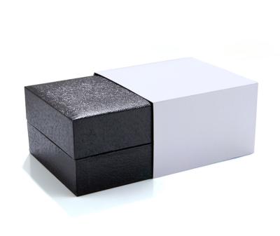 China wholesale custom printing luxury crocodile texture matt black cardboard gift box for sale