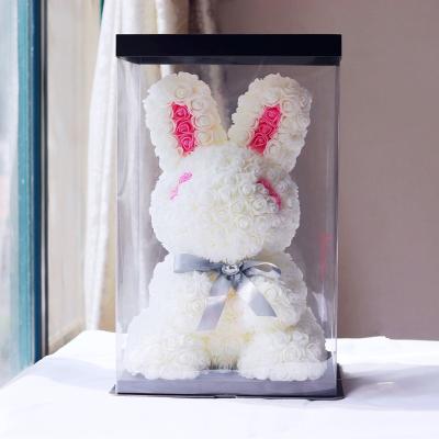 China Amie 2019 Amazon Rabbit Wedding Party Decoration Valentine's Day Hot Selling Pink 40cm 40cm for sale