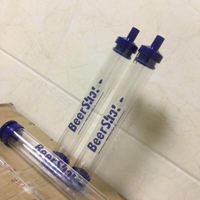 China PC 334 mm beer syringe - perfect beer pong syringe for parties and games beershot for sale