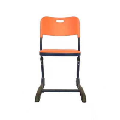 China Modern Classroom Student Single Desk And Plastic Steel Plastic Wood Chair Set School Furniture for sale