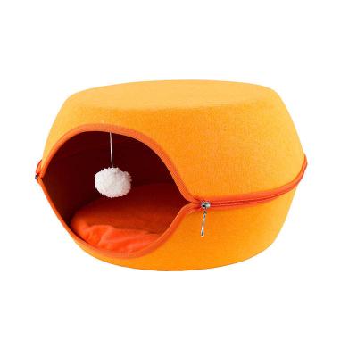 China Breathable Sleeping Passionate House Protective Pet Cat Bed Pet Cat Cave Thermal Heating Mat for sale