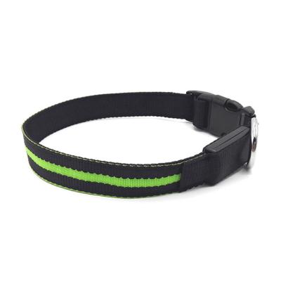 China The best selling products of nylon lights and the waterproof USB rechargeable LED dog collar for sale