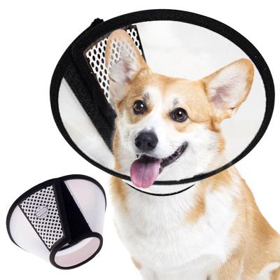 China Quick Release Protective Bite Anti Lick Elizabethan Pet Cone Reusable Reusable Elizabethan Protective Dog Collar Elizabethan Collar for sale