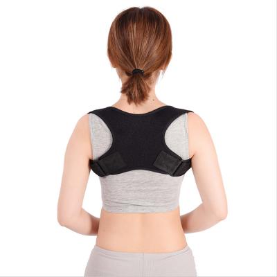 China Wholesale Adjustable Elasticity Neoprene Posture Corrector Breathable Adjustable Elastic Back Support Improve Humpback for sale