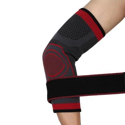 China Basketball Adjustable Elasticity Elbow Sleeve Breathable Knitting Non-Slip Support for sale