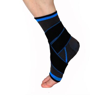 China Adjustable Elasticity Breathable Ankle Support Sleeve Sport Breathable Ankle Brace for sale