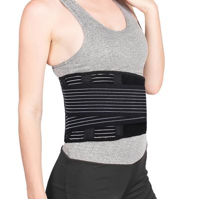 China Breathable Custom Adjustable Elasticity Waist Support Belt Neoprene Waist Trimmer Belt for sale