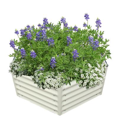 China Easy Assemble Galvanised Metal Raised Beds Herb 3.9x3.4x1.4 Ft for sale