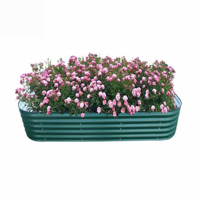 China Antikorrosive, aus galvanisiertem Stahl erhobene Gartenbetten Kits 6,4*3,4*1,4 FT zu verkaufen