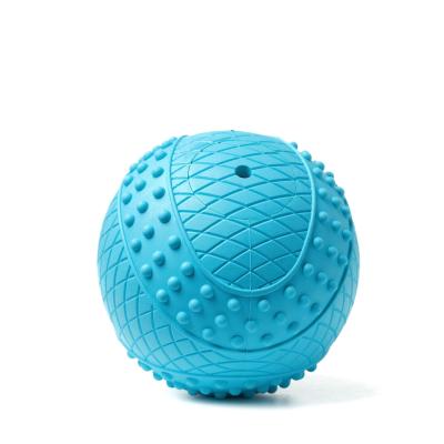 China Mewajump Cute Soft Squeaky Pet Rubber Dog Toy Squeak Dog Ball Eco-Friendly Durable Sustainable Wholesale for sale