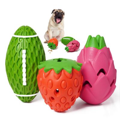 China Mewajump Viable Indestructible Dog Chew Toy for Training and Cleaning Soft Rubber Pet Driver Dog Toys for sale