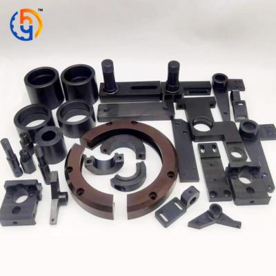 China Partes de mecanizado CNC de precisión para Peek/pvc/abs/pom/nylon/acr con proceso de desborda en venta