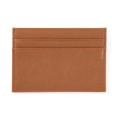 China Fashion Customized PU Card Sleeve RFID Leather Designer Business Credit ID Card Holder For Gift for sale