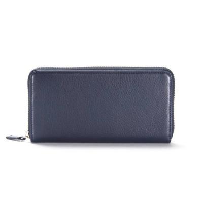 China Fashion Real Leather RFID Blocking Clutch Wallet Logo Zipper Long Portable Wallet For Men for sale