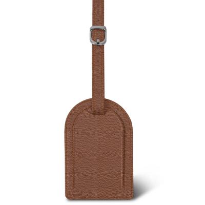 China Registration Disc Customized Personalized Leather Luggage Tag Travel For Registration Disc for sale