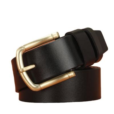 China High Quality Luxury Genuine Cow Leather Pin Buckle Waist Belt Alloy To Gift For Men for sale