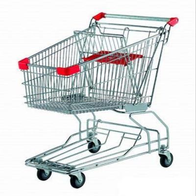 China Unveiling Hot Sale Asian Style Trolley 80L Supermarket Trolley Shopping Trolley for sale