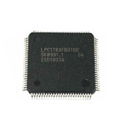 China Brand New Original 100% Original LPC1763FBD100 LQFP100 LPC1763 Microcontroller IC Chip for sale