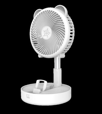 China Extendable and Box Running 12 Hours Longer Newest Design 180 Degree to Adjust 2 in 1 Table and Standing Mini Foldable Fan Camping Summer Portable Fan for sale