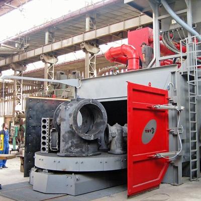 China Building material shops steel grit blasting equipment grit blasting machine / rotary table for sale