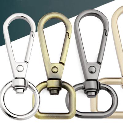 China Luggage Accessories Customized Handbag Zinc Alloy Dog Hook Loop Swivel Snap Hooks for sale