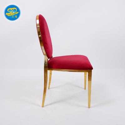 China Hot Sale Velvet Chairs Banquet Chair With Stainless Steel For Hotel Furniture for sale